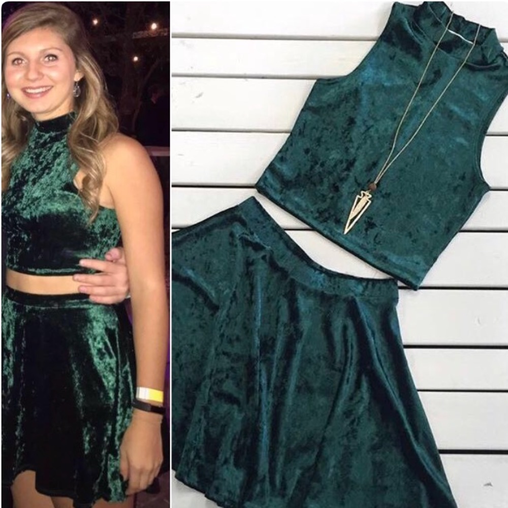 Better B. Green Two Piece Dress